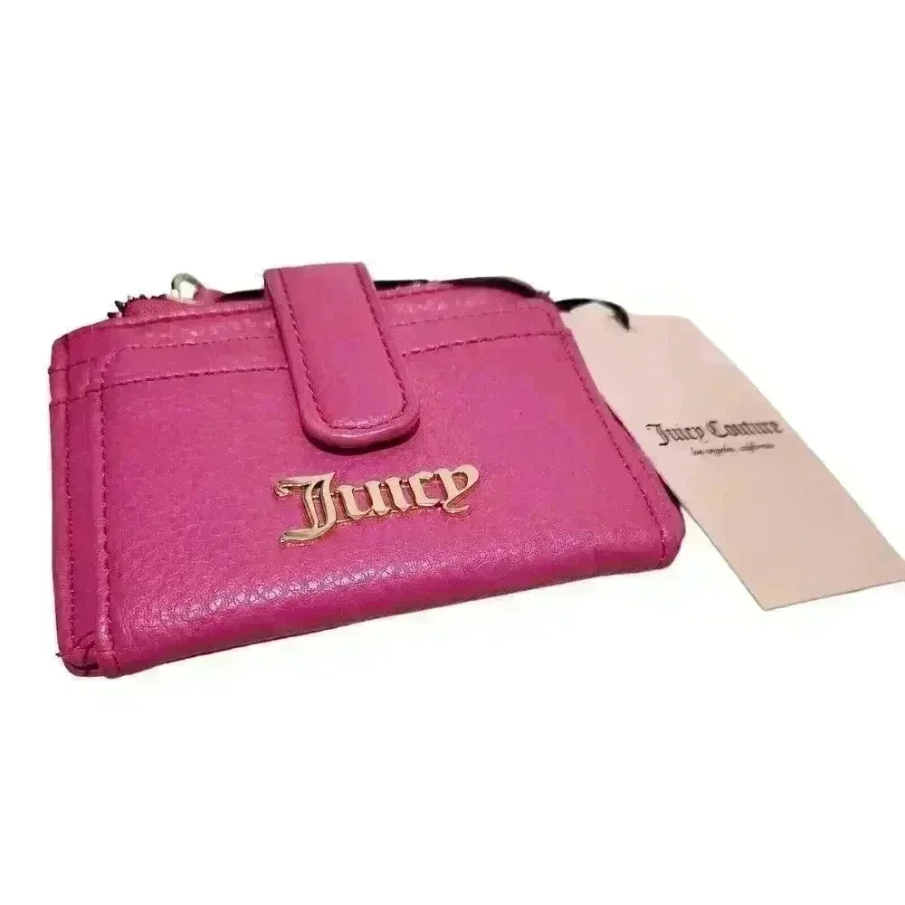 NWT Juicy Couture Coin Purse/Card‎ Holder Hot Pink